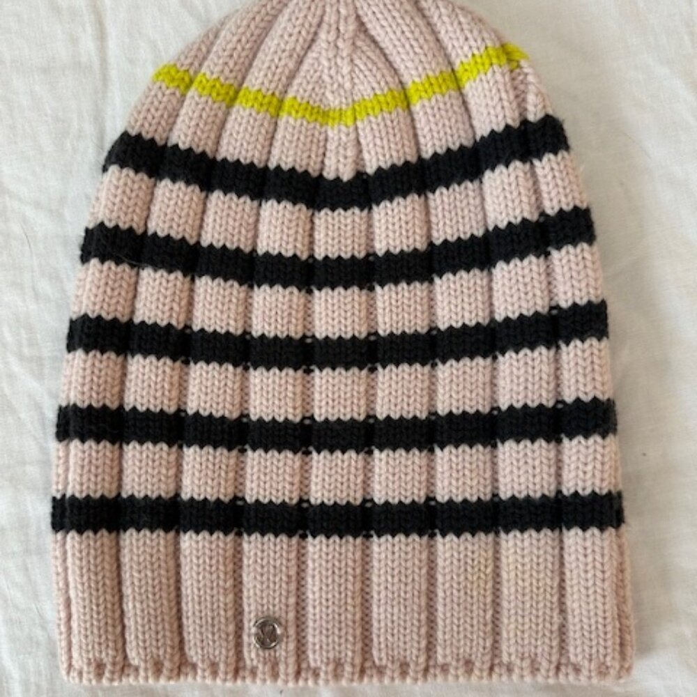 Lululemon striped winter knit hat